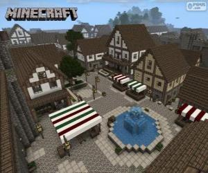 Puzzle Minecraft χωριό
